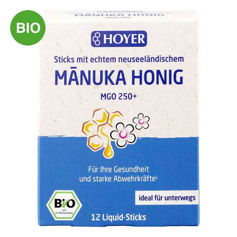 Manuka Honig Mgo 250+ Active Liquid-sticks 12 szt. od HOYER GmbH PZN 19497871