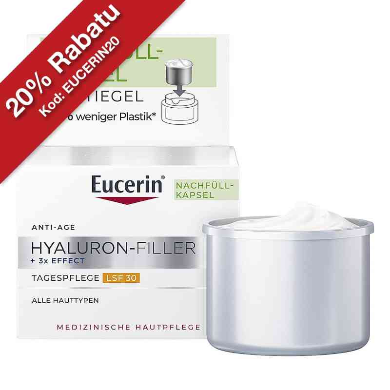 Eucerin Anti-Age Hyaluron-Filler Krem na dzień SPF 30 Refill 50 ml od Beiersdorf AG Eucerin PZN 19708405