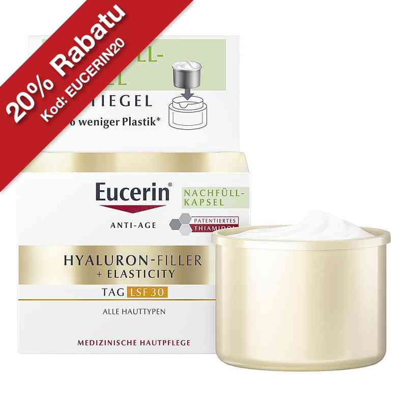 Eucerin Anti-age Hyaluron-filler+elasticity krem SPF 30 50 ml od Beiersdorf AG Eucerin PZN 19708411