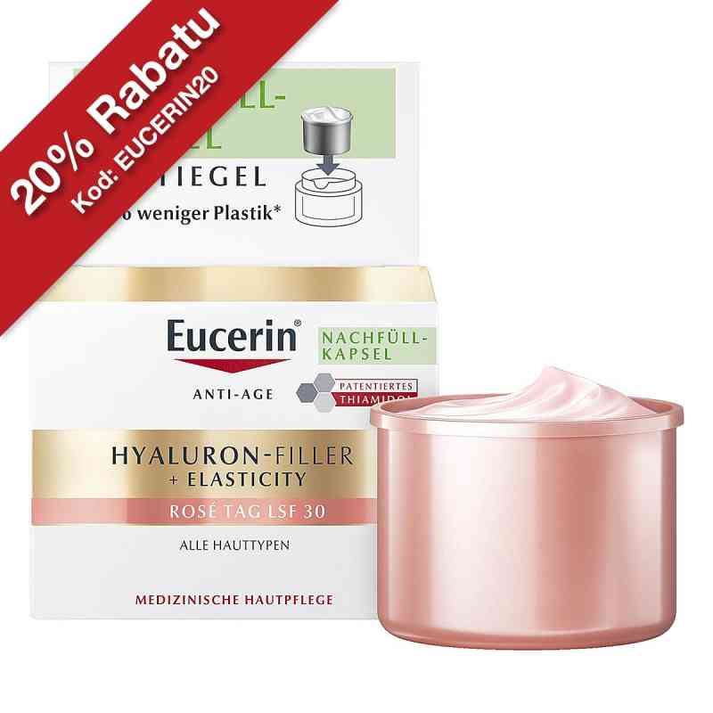 Eucerin Hyaluron-Filler + Elasticity Rosé Tag LSF 30 Refill 50 ml od Beiersdorf AG Eucerin PZN 19708434