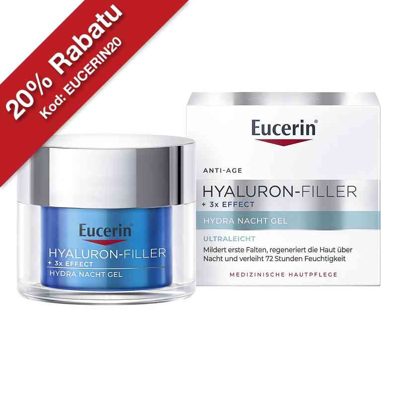 Eucerin Anti-age Hyaluron-filler Hydra żel na noc 50 ml od Beiersdorf AG Eucerin PZN 19723959