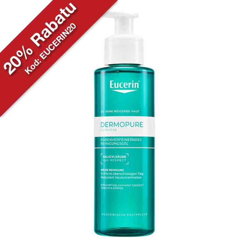 Eucerin Dermopure Clinical żel oczyszczający zwężający pory 200 ml od Beiersdorf AG Eucerin PZN 19729844