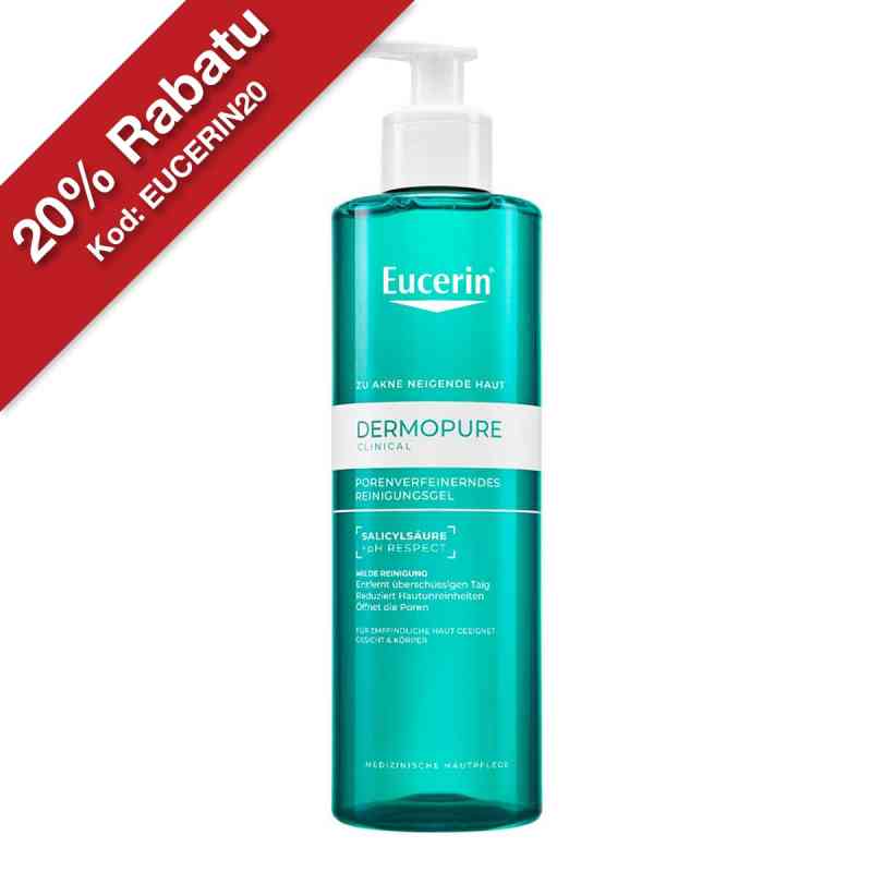 Eucerin Dermopure Clinical żel oczyszczający zwężający pory 400 ml od Beiersdorf AG Eucerin PZN 19729850