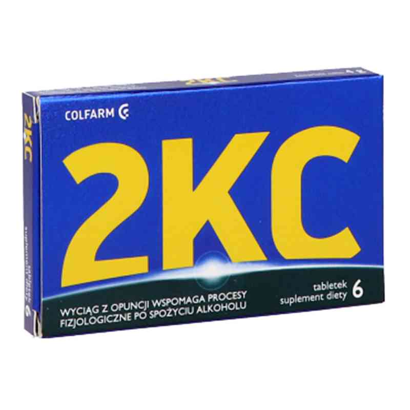 2 KC tabletki 6 tabl. od ZAKŁADY FARM. COLFARM PZN 08300811