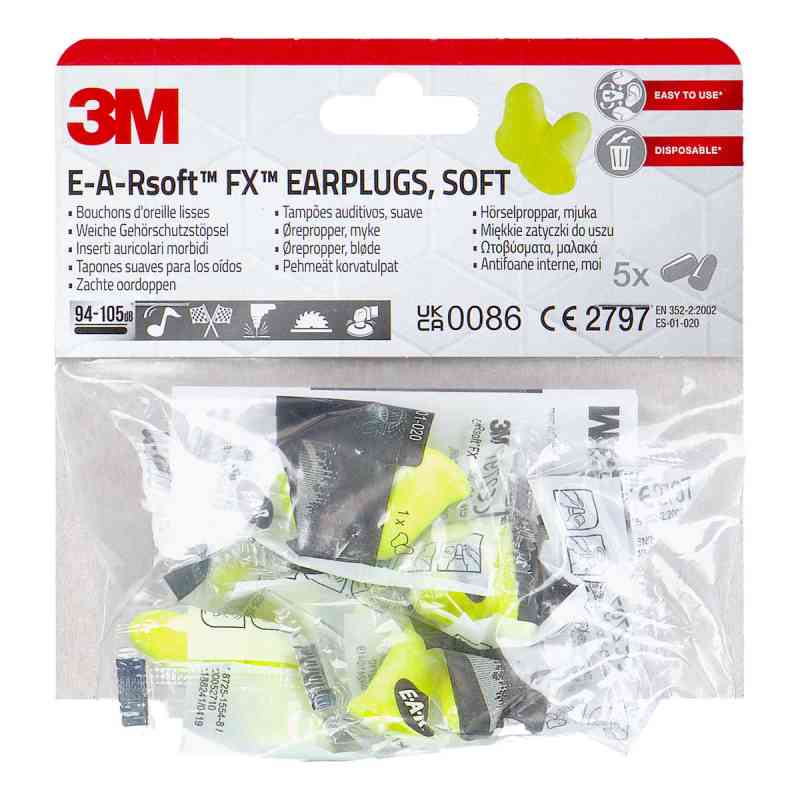 3M E-A-Rsoft FX Zatyczki do uszu 10  od 3M UNITED KINGDOM PLC PZN 08304289