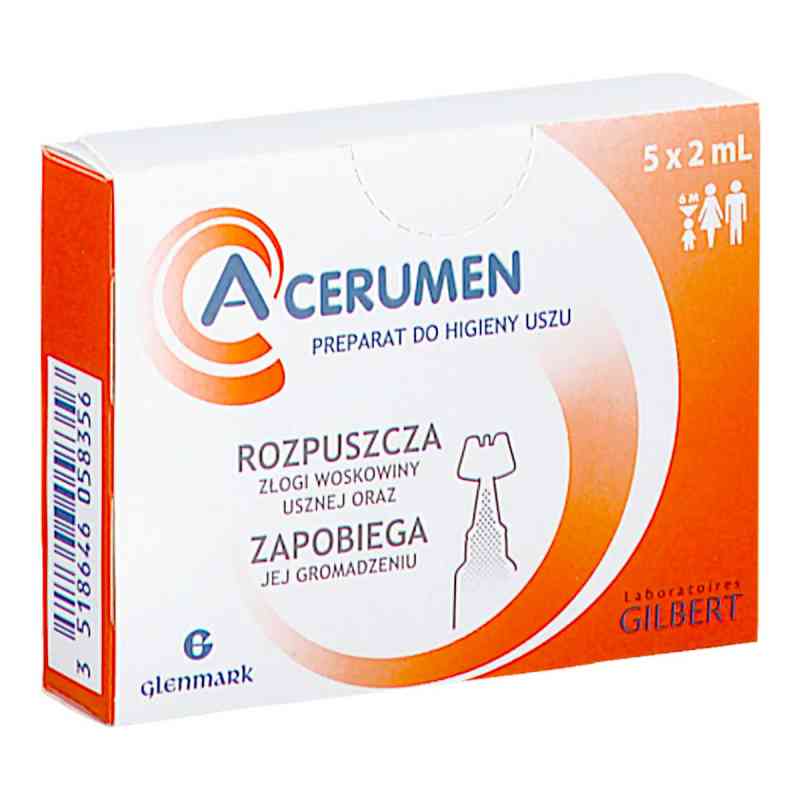 A-CERUMEN preparat do higieny uszu 5  od LABORATOIRES GILBERT  PZN 08303830