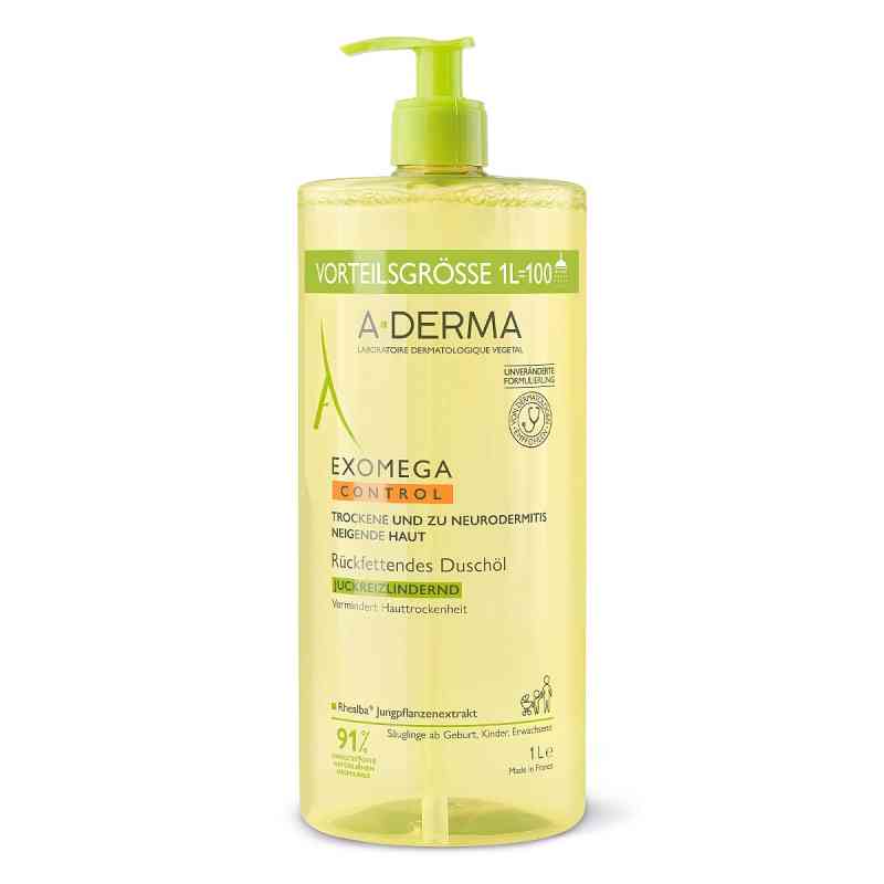A-Derma EXOMEGA Control Olejek pod prysznic natłuszczający 1 l od PIERRE FABRE DERMO KOSMETIK GmbH PZN 19732094