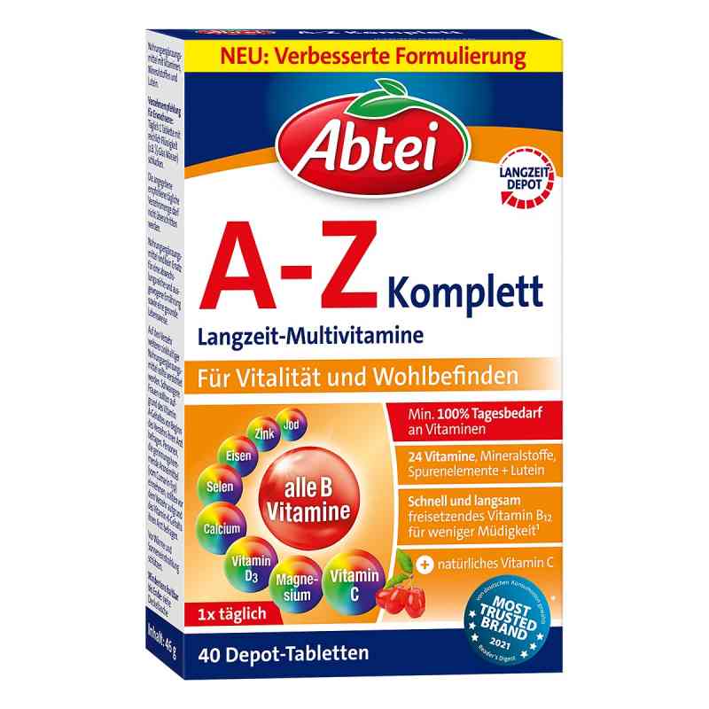 Abtei A-z Komplett Tabletten 40 szt. od Perrigo Deutschland GmbH PZN 17364769