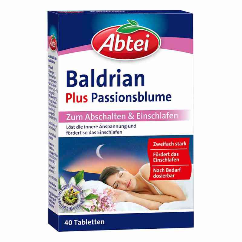 Abtei Baldrian plus tabletki z passiflorą 40 szt. od Perrigo Deutschland GmbH PZN 06765330