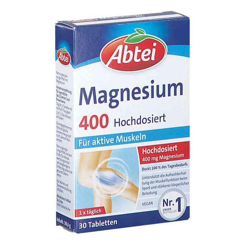 Abtei Magnesium 400 Hochdosiert Tabletten 30 szt. od Perrigo Deutschland GmbH PZN 17944142