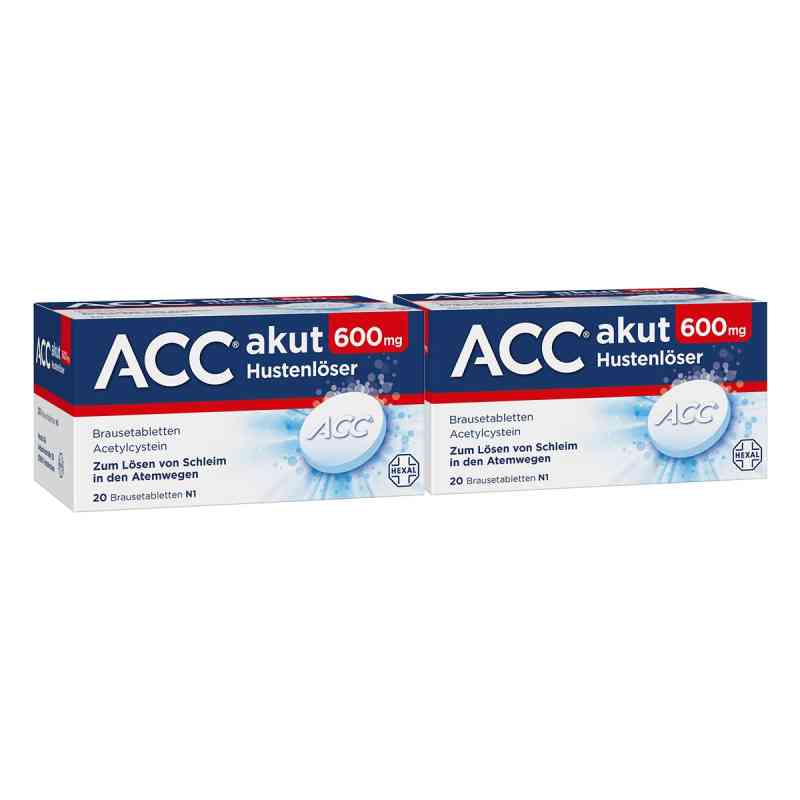 ACC akut 600 mg lek na kaszel 2x20 szt. od Hexal AG PZN 08100485