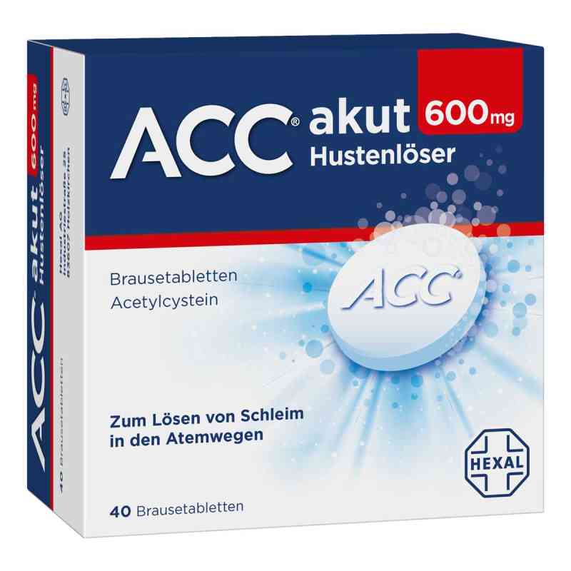 Acc akut Tabletki musujące na kaszel 600 mg 40 szt. od Hexal AG PZN 00520917