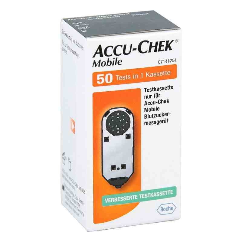 Accu Chek Mobile Kasetka z testami do mierzenia poziomu cukru we 50 szt. od Roche Diabetes Care Deutschland  PZN 10270545