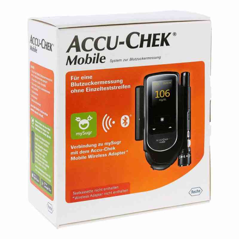 Accu Chek Mobile zestaw do samodzielnego pomiaru glukozy we krwi 1 szt. od Roche Diabetes Care Deutschland  PZN 09233214