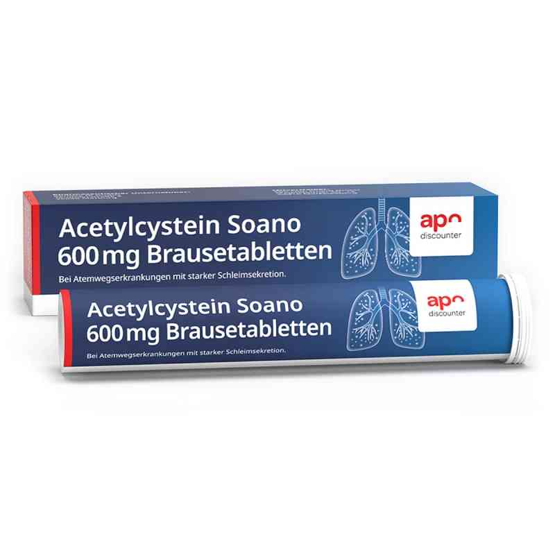Acetylcystein Soano 600 Mg Brausetabletten 20 szt. od TEMMLER PHARMA GmbH PZN 20372241
