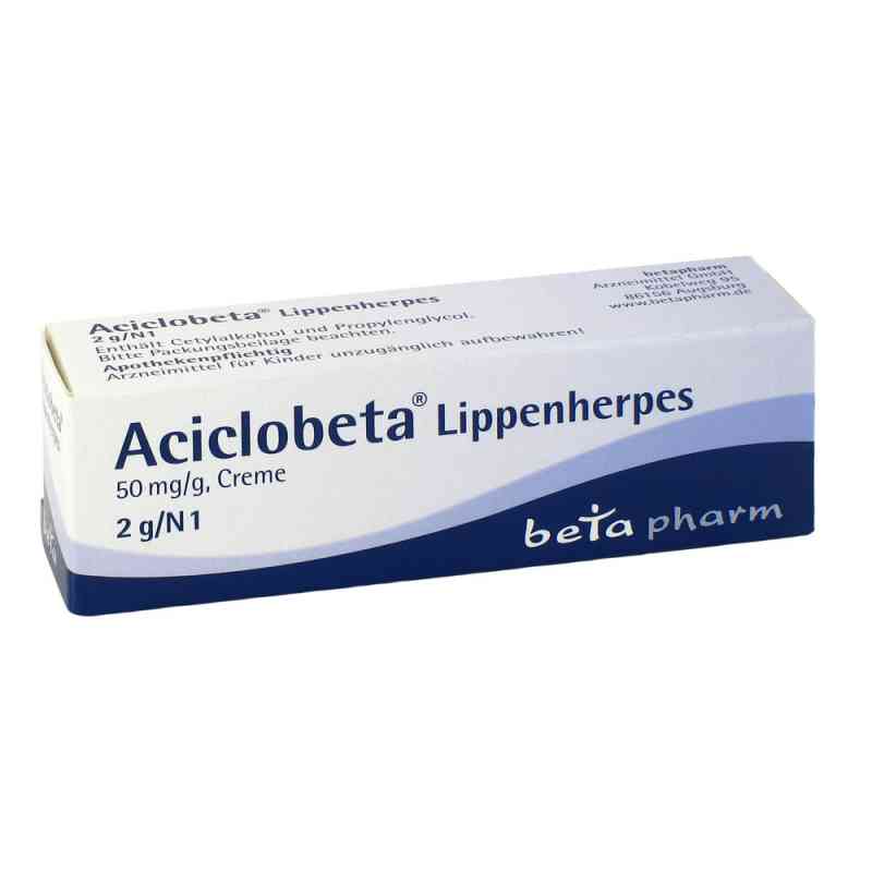 Aciclobeta Lippenherpes krem 2 g od betapharm Arzneimittel GmbH PZN 07518881
