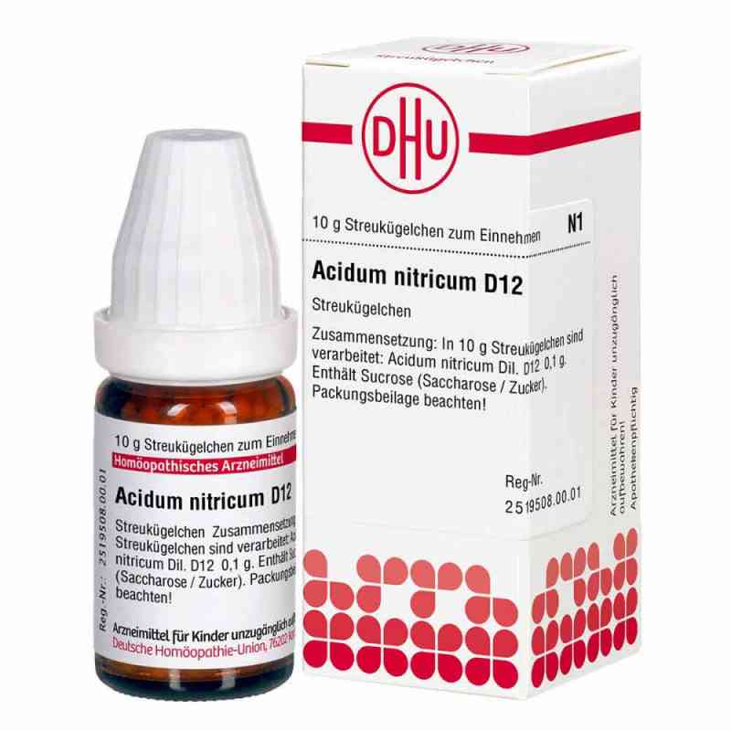 Acidum Nitricum D 12 Globuli 10 g od DHU-Arzneimittel GmbH & Co. KG PZN 02892008