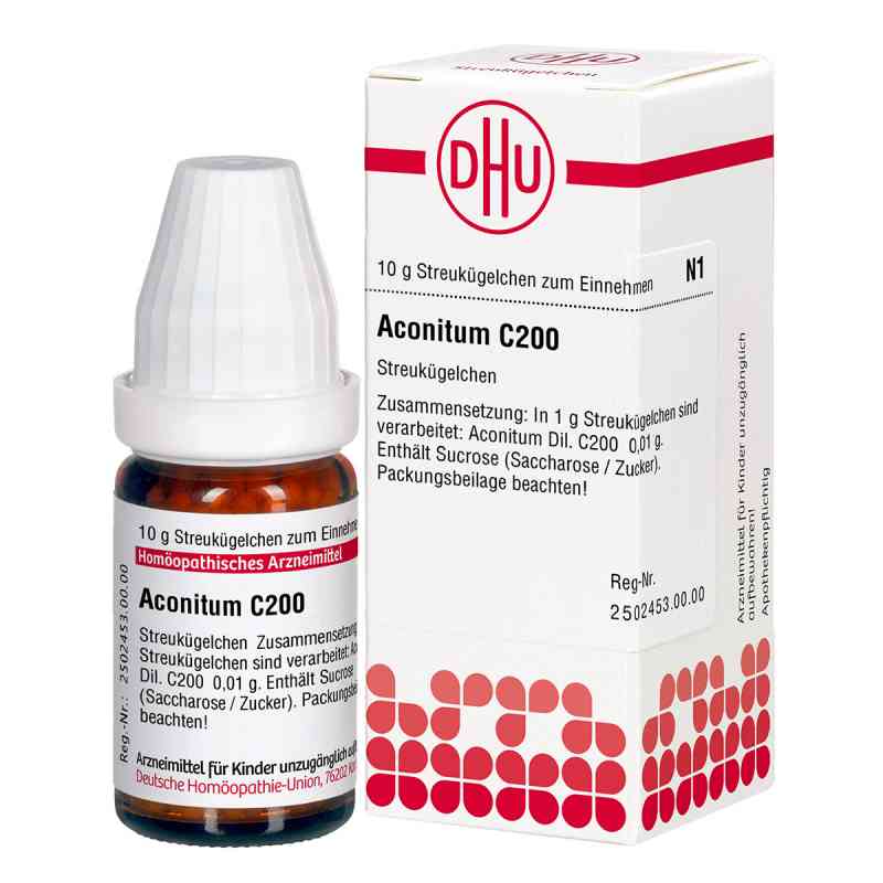 Aconitum C200 globulki 10 g od DHU-Arzneimittel GmbH & Co. KG PZN 02892273