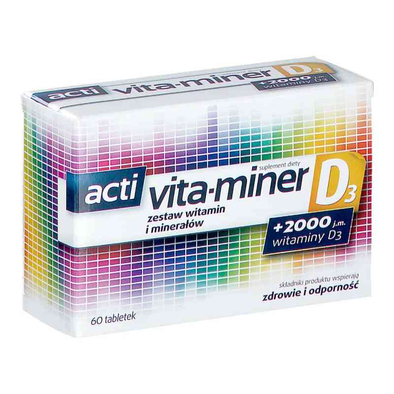 Acti Vita Miner D3 tabletki 60  od AFLOFARM FARMACJA POLSKA SP. Z O.O. PZN 08301637