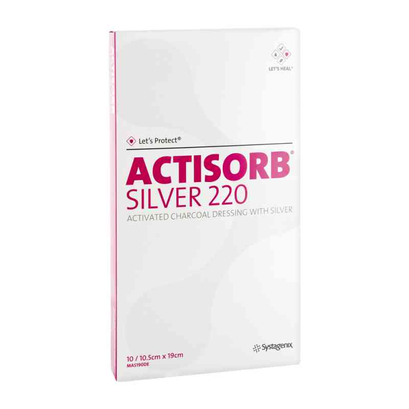 Actisorb 220 Silver 19x10,5 cm steril Kompressen 10 szt. od Solventum Germany GmbH PZN 01098780