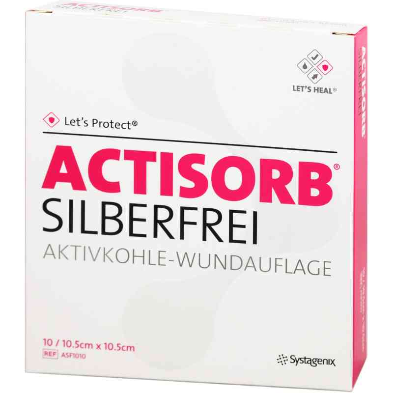 Actisorb Silberfrei 10,5x10,5 cm Kompressen 10 szt. od Solventum Germany GmbH PZN 10020363