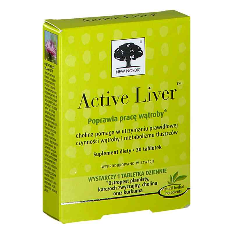 Active Liver tabletki 30 tabl. od NEW NORDIC HEALTHBRANDS AB PZN 08303163