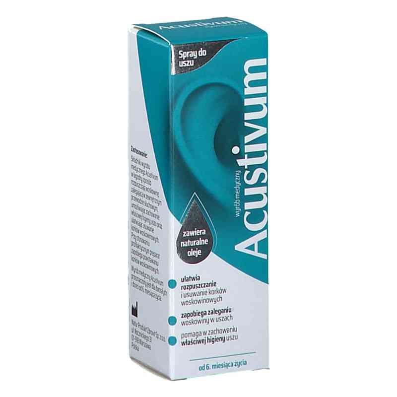 Acustivum spray do uszu 20 ml od N.P.ZDROVIT SP Z O.O. PZN 08304285