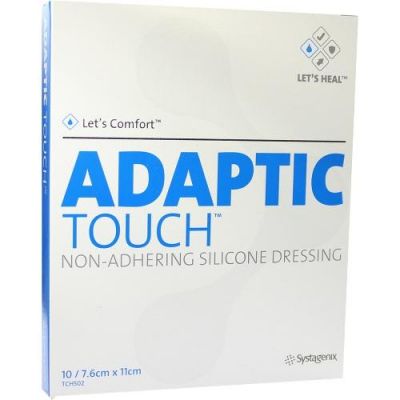 Adaptic Touch 7,6x11cm Non-adher.sil.d.wundgaze 10 szt. od Solventum Germany GmbH PZN 06579900
