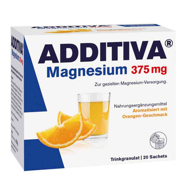 Additiva Magnesium 375 mg Saszetki 20 szt. od Dr.B.Scheffler Nachf. GmbH & Co. KG PZN 10946698