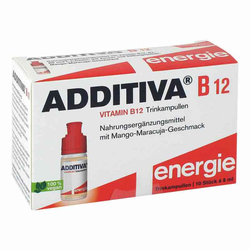 Additiva Vitamin B12 ampułki do picia 10X8 ml od Dr.B.Scheffler Nachf. GmbH & Co. PZN 14445817
