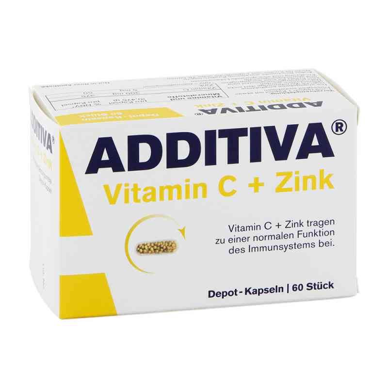 Additiva witamina C + cynk kapsułki 300 mg 60 szt. od Dr.B.Scheffler Nachf. GmbH & Co. PZN 03045368