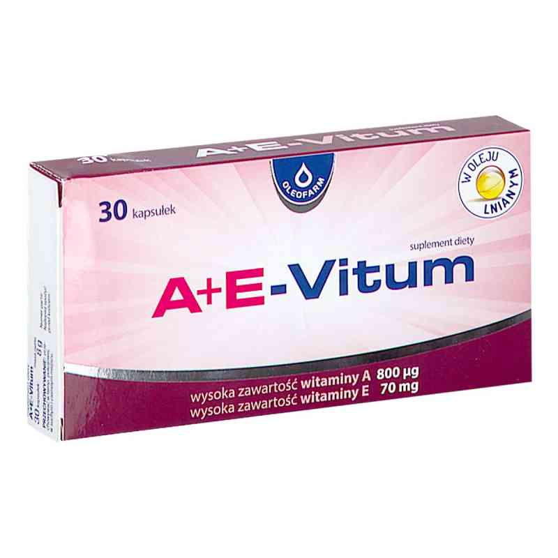 A+E-Vitum kapsułki 30  od OLEOFARM SP. Z O.O. PZN 08303929