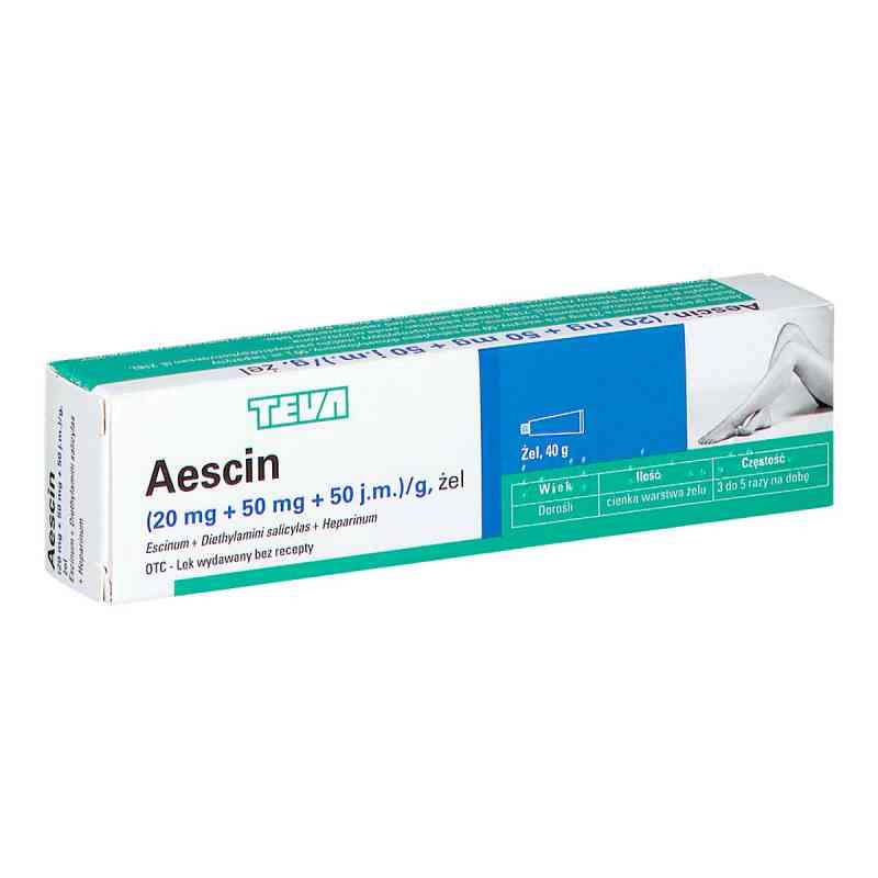 Aescin żel 40 g od TEVA KUTNO S.A. PZN 08301674