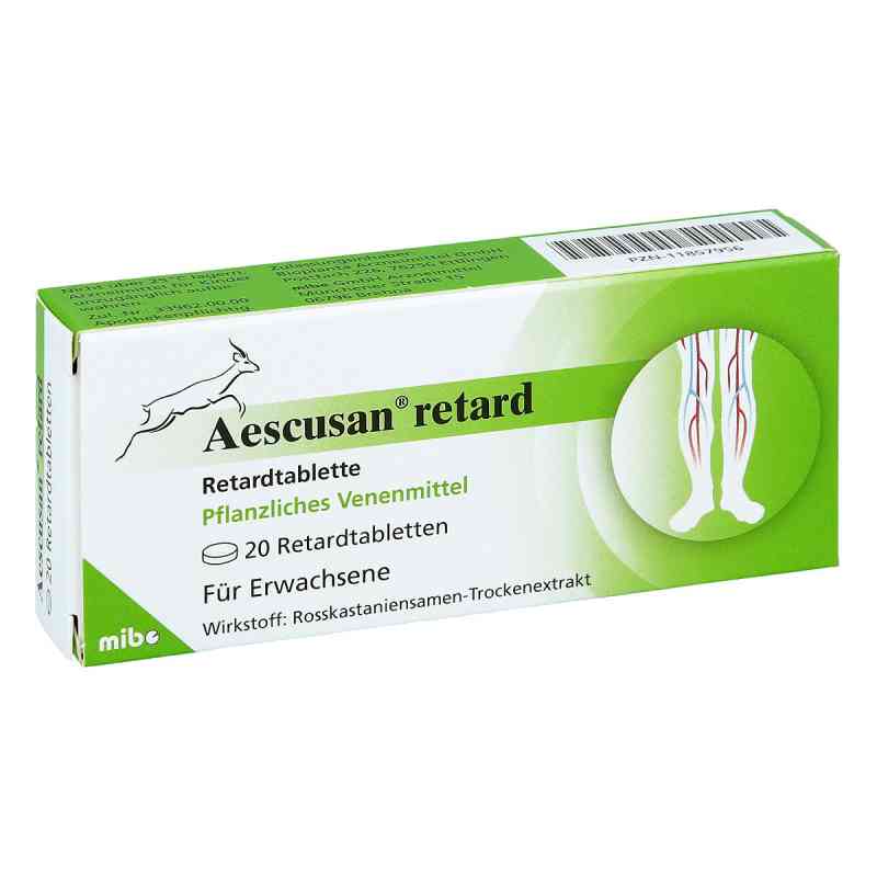 Aescusan retard Retardtabletten 20 szt. od MIBE GmbH Arzneimittel PZN 11857956