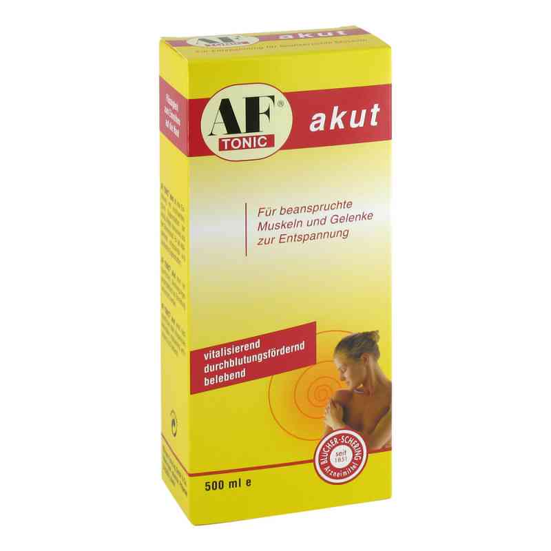 Af Tonic akut 500 ml od Blücher-Schering GmbH & Co. KG PZN 02855326