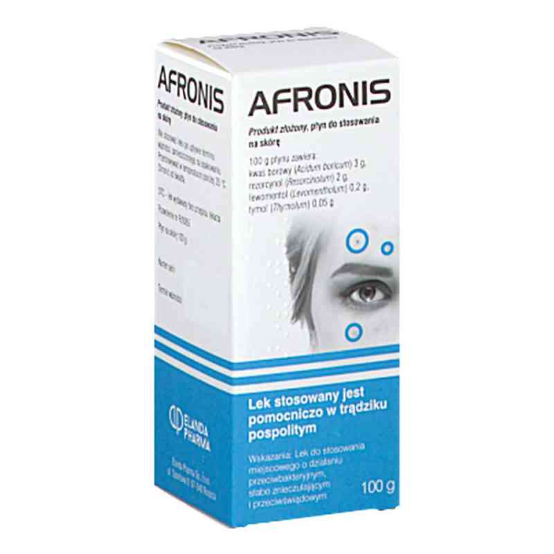 Afronis płyn 100 g od ELANDA ZAKŁAD PRODU. ŚRODKÓW FARMA.B.KOZUB, A.ORŁO PZN 08304776