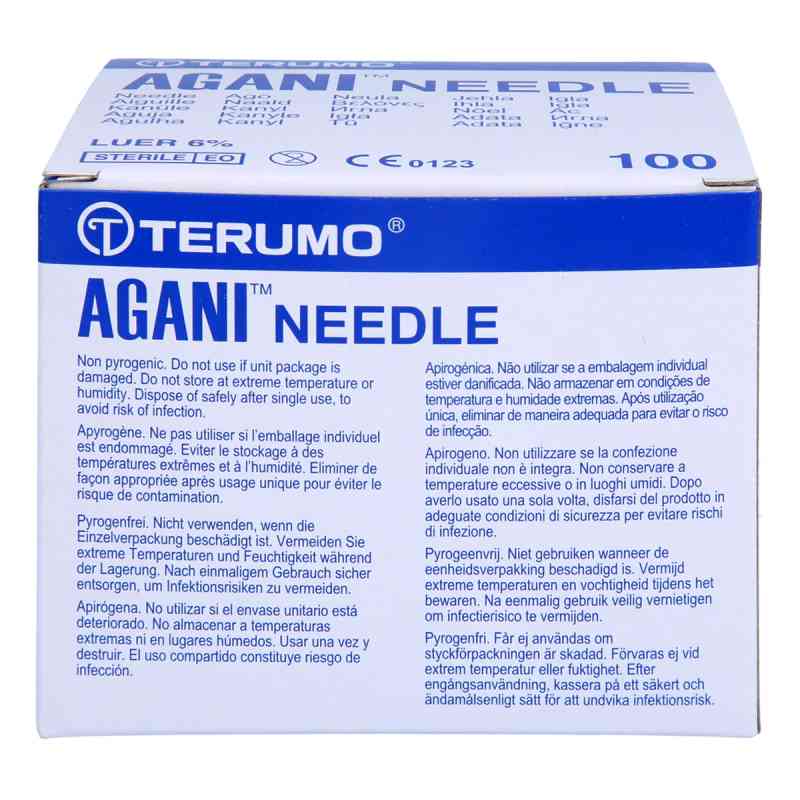 Agani Kanüle 20 G 38 mm gelb 100 szt. od Terumo Deutschland GmbH PZN 01802061