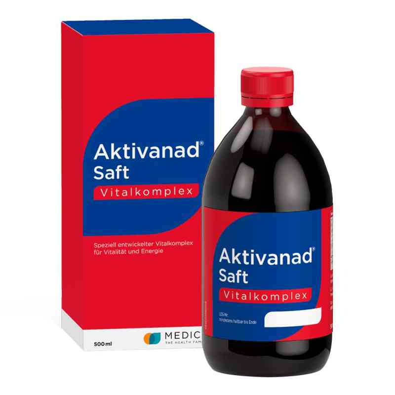 Aktivanad Sok na wyczerpanie spowodowane niedoborem witaminy B 500 ml od MEDICE Arzneimittel Pütter GmbH&Co.KG PZN 11278307