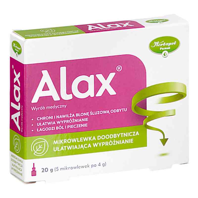 Alax Mikrowlewka ułatwiająca wypróżnianie doodbytnicza 5  od GOFARM SP. Z O.O. S.K. PZN 08305565