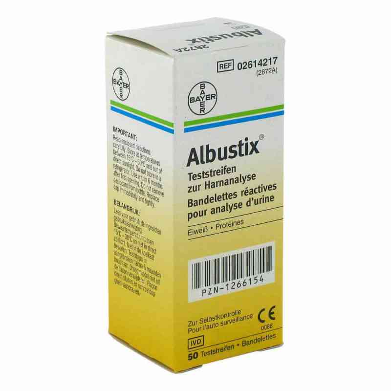 Albustix Teststreifen 50 szt. od Siemens Healthcare GmbH PZN 01266154
