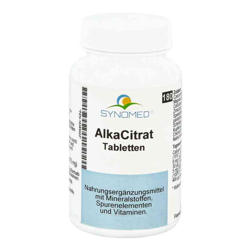 Alkacitrat Tabletten 180 szt. od Synomed GmbH PZN 10389022
