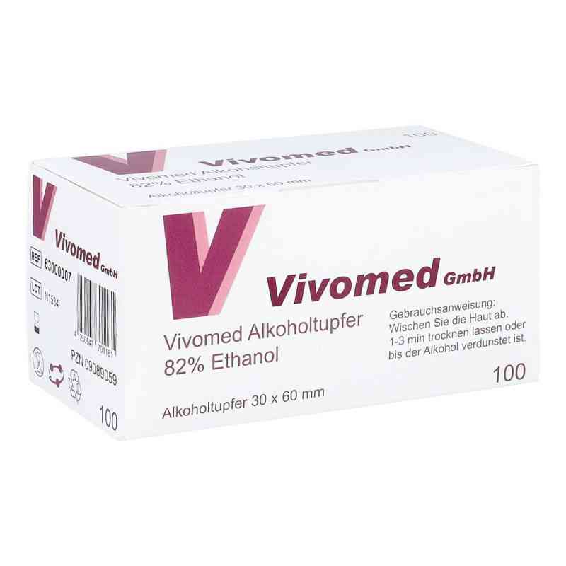 Alkoholtupfer 100 szt. od Vivomed GmbH PZN 09089059