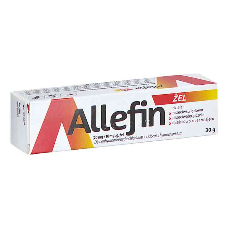 Allefin żel 30 g od PRZEDS. PRODUKCJI FARMACEUTYCZNEJ HASCO-LEK S.A. PZN 08305204