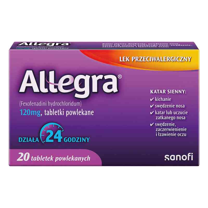 Allegra tabletki powlekane 20  od SANOFI WINTHROP INDUSTRIE PZN 08304753