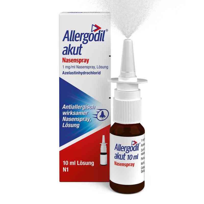 Allergodil akut spray do nosa z azelastyną na katar sienny 10 ml od Cooper Consumer Health Deutschland GmbH PZN 03436979