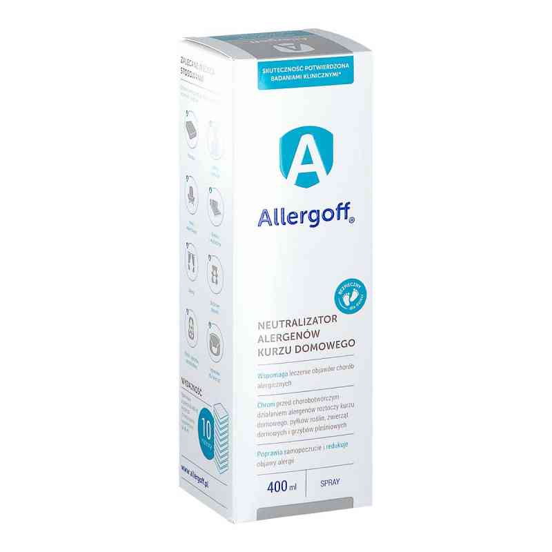 Allergoff neutralizator alergenów kurzu domowego spray 400 ml od ICB PHARMA SP. J. PZN 08303021