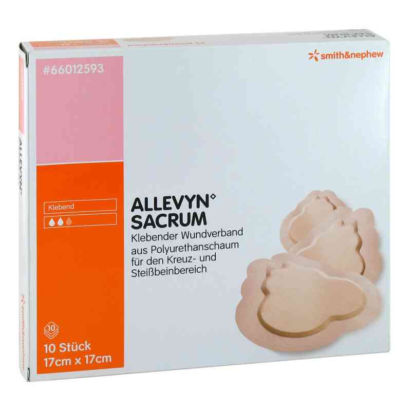 Allevyn Sacrum klein kontourierte Wundauflage 10 szt. od Smith & Nephew GmbH PZN 01313221