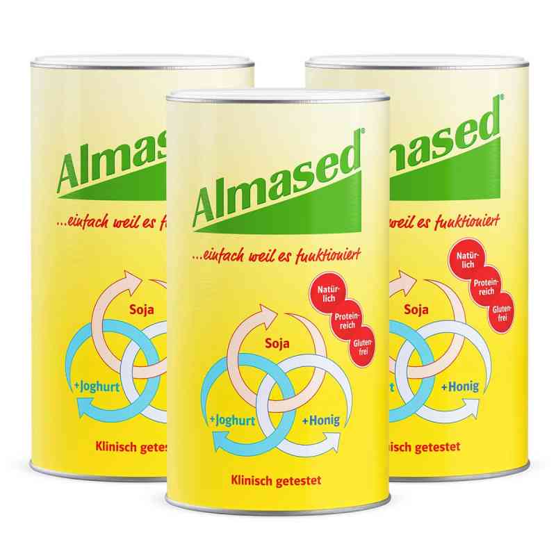 Almased koktajl odchudzający w proszku 3 x 500 g od Almased Wellness GmbH PZN 08100030