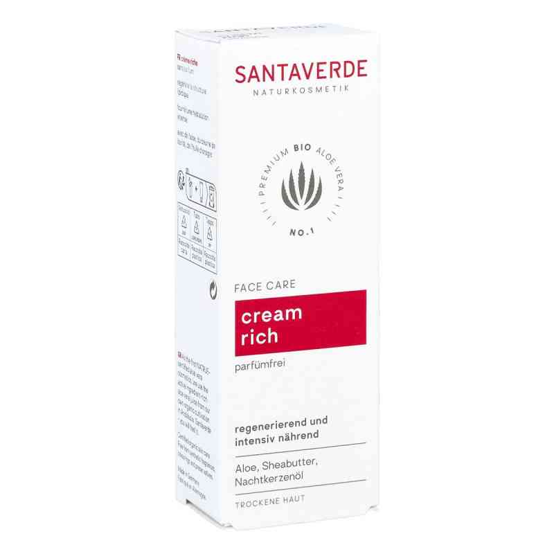 Aloe Vera Creme rich ohne Duft 30 ml od SANTAVERDE GmbH PZN 04665038