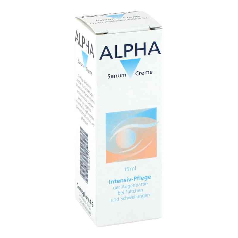 Alpha Sanum krem pod oczy 15 ml od DERMAPHARM AG PZN 03740111